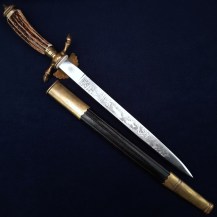 German Weimar Period Hunting or Forestry Association Hirschfanger, By E and F Horster, Solingen - 4